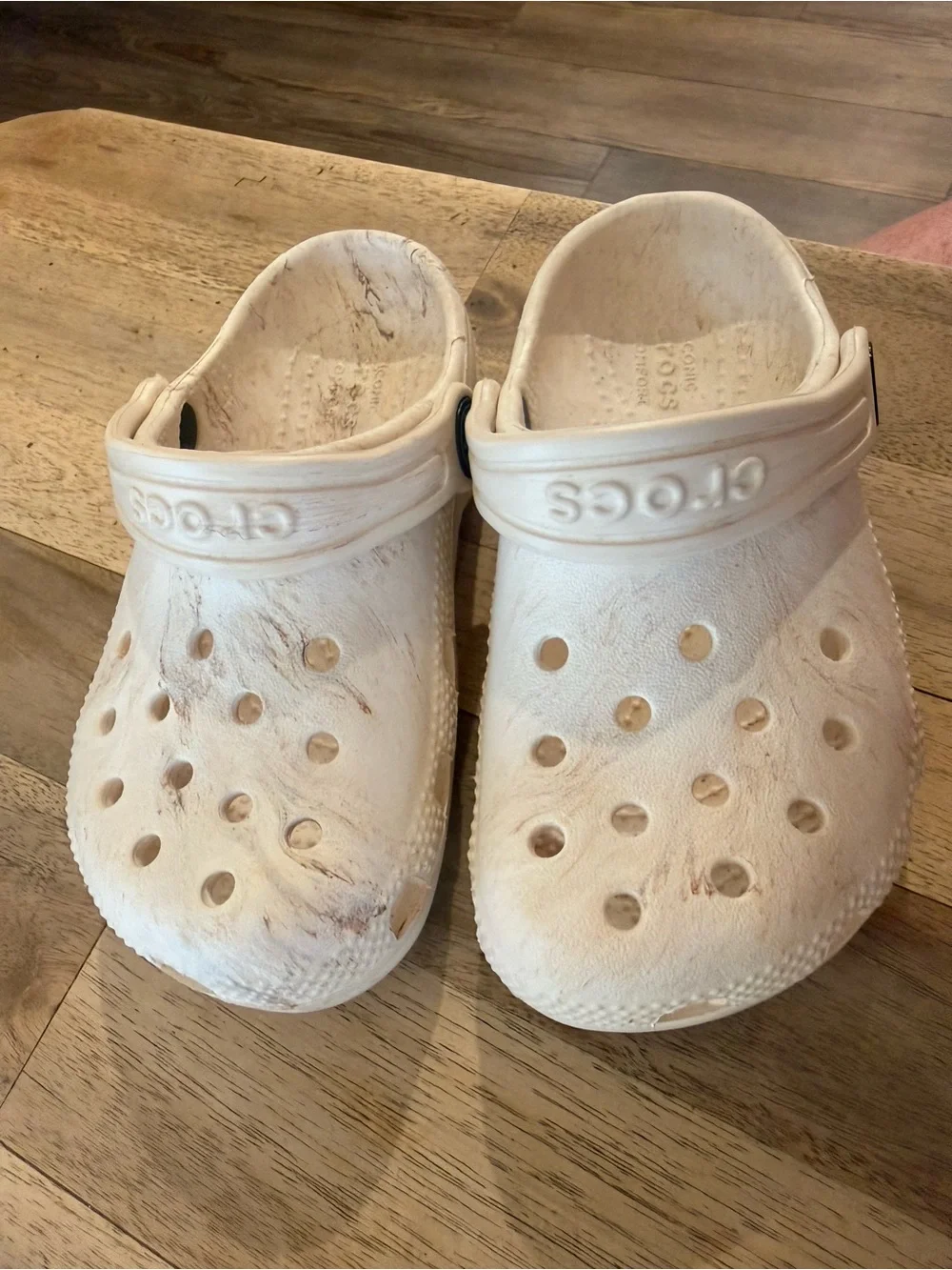 CROCS Kids Classic Clog in Marbled Watercolor